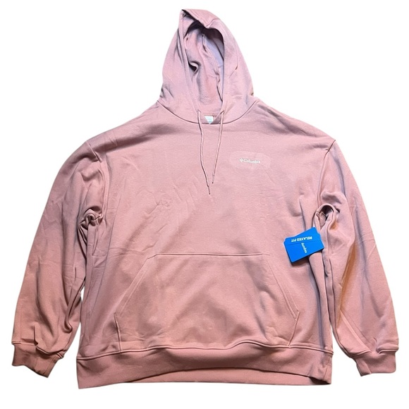 Columbia Women’s XL Aldermore Hoodie Pink Front Pocket New MSRP $79 - Picture 2 of 10
